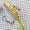 Huaying Cintas con Hilo de Letras Inglesas Ramo de Flores de Cinta Empaque de Regalo para Pastel Cinta Cinta Floral Cinta