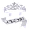 Corona nupcial transfronteriza, diadema de metal con diamantes de imitación, corona de cumpleaños, traje de bienvenida, diadema, nuevo