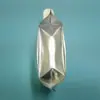 Suministro bolsa de boquilla de agua rica en hidrógeno de 400 ml bolsa de papel de aluminio sellada por cuatro lados cierre sellado bolsa de hidrógeno
