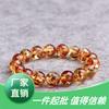 Pulsera de cera de abeja de pera ámbar para regalo de uso personal para hombres y mujeres