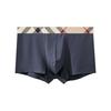 Ropa interior sin costuras para hombre, bóxers juveniles de modal, de color liso, holgados y transpirables, para verano.