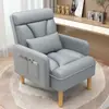 Sofá individual popular, reclinável e para sentar, confortável para sala de estar, quarto, varanda, escritório, sofá preguiçoso, cadeira para cochilo e computador