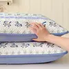 Fundas de almohada acolchadas clase A, juego de dos, 48x74 cm, fundas de almohada para adultos, resistentes al aceite, nuevo modelo 2026, funda para relleno de almohada resistente a la suciedad