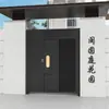 Puertas de Hierro Pintado Rústico para Hoteles, Villas, Entradas Exteriores de Jardín, Casas de Autoconstrucción, Estacionamientos y Casas Adosadas con Doble Apertura