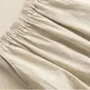 Falda de algodón puro para mujer de longitud media, corte holgado con silueta fluida, con bordados de estilo étnico, un nuevo diseño de línea A y un look retro versátil