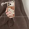Adecuado para funda de teléfono móvil Iphone17 Diseño de nicho Manzana 16Pro Modelo sin colisión 15 Corte de hoja de arce Gato Kitty