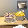 Tigelas Descartáveis Atacado por Caixa, Tigelas de Iogurte Cold Brew, Tigelas de Papel para Barracas, Tigelas de Raspa de Gelo, Tigelas de Gelo Fofo, Tigelas Espessas para Sobremesas