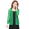 Nuevo Cárdigan de Encaje de Verano Corto Estilo Occidental Chal Pequeño Ropa de Protección Solar Camisa de Aire Acondicionado para Mujer Abrigo Delgado de Primavera para Madre