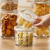 Tarro sellado al vacío para almacenar granos de cocina, caja de almacenamiento transparente espesada para alimentos y refrigerios, tarro de almacenamiento a prueba de humedad