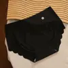 7A Antibacterianas Entrepierna Extendida Seda de Hielo Sin Costuras Calzones Mujer Cintura Media Gusano de Seda Entrepierna de Seda de Morera Talla Extra Verano Dama Máscara Pantalones Triángulo