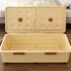 Caja de Almacenamiento Debajo de la Cama Plana para el Hogar con Ruedas Tipo Cajón Organizador de Ropa y Edredón Caja de Almacenamiento Debajo de la Cama Caja de Almacenamiento