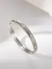 Directamente del fabricante: Pulsera de Estrellas Cepillada Estilo Buccellati con Diamantes, Pulsera Cerrada de Estrella de Cuatro Puntas, Pulsera Ligera de Lujo para el Día a Día