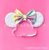 Nova tiara Toy Story infantil orelhas do Mickey laço de lantejoulas acessórios de cabelo tiara de decoração de parque de diversões