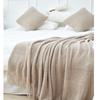 Bandera de cama nórdica de color sólido para hotel, casa de familia, toalla de cama a juego, manta de ocio, manta decorativa, toalla de cama, manta ligera de lujo