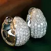 Pendientes Más Vendidos para Mujer Cao Shi Tiktok Live E-Commerce, Exquisitos Accesorios Brillantes Microincrustados, Modelos Más Vendidos de Vestidos de Novia