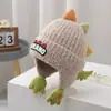 Gorro para Bebé Otoño e Invierno Lindo con Bola de Pelo Gorro de Punto Lana Engrosado Protección para Orejas Súper Lindo para Hombres y Mujeres