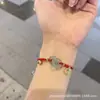 Pulsera Tejida a Mano con Hebilla de Seguridad Entrelazada para Mujer, Regalo Único de San Valentín para Mejores Amigas y Parejas