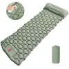 Colchoneta Inflable para Dormir al Aire Libre para Acampar, Individual, TPU Compuesto, Nylon 40D, Colchón de Aire Inflable Manual, Colchoneta de Aire para Tienda