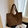 Comércio exterior transfronteiriço, bolsa de ombro de bolinhas nova, moderna e estilosa, grande capacidade, fofa, adequada para meninas jovens, bolsa de ombro, bolsa de mão