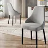 Funda de Silla Curva con Reposabrazos Corto, Esterilla de Verano, Funda de Cojín, Respaldo Integrado, Seda Helada, Funda de Silla de Comedor, Funda de Silla Fresca de Verano