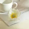 Cabeza de flor de amapola artificial de 7.5CM material para peinado de horquilla DIY accesorio para tocado broche para ropa accesorio para sombrero