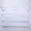 Expositor de uñas de tres niveles, vitrina para perfume, lápiz labial, cosméticos