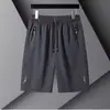 Pantalones Cortos Finos de Seda de Hielo para Hombre, de Verano para Exteriores, Secado Rápido, Holgados, de Baloncesto, Deportivos Casuales, Alta Elasticidad