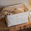 Caja de Almacenamiento de Algodón Puro Wabi-Sabi SGS Caja Organizadora Plegable a Prueba de Polvo para Ropa y Edredones Cesta de Almacenamiento para Armario de Dormitorio