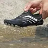 Novos sapatos de vadeio para casais transfronteiriços para natação na praia, sapatos de fitness para yoga, sapatos de cinco dedos para caminhada e montanhismo ao ar livre
