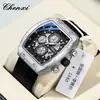 Reloj Chenxi para Hombre Reloj de Pulsera Multifuncional Correa de Silicona Deportivo Resistente al Agua Seis Manecillas Calendario Reloj de Cuarzo Venta al Por Mayor
