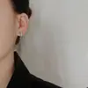 Pendientes de Borla con Lazo de Diamante Flash Asimétrico Avanzado 2021 Nueva Moda Popular Celebridad de Internet Pendientes Elegantes para Mujer