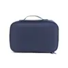 Bolso de Mano Multifuncional con Doble Cremallera Bolsa Portátil Tela Oxford 600D Bolsa para Herramientas Cosméticos Impermeable Bolso de Tocador Cosmético