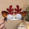 Pinza para el Cabello de Reno Navideño para Mujer Pinza para el Cabello de Fiesta Festiva Accesorio para el Peinado Accesorios de Disfraz Cosplay Lindo Doble Pinza Accesorios para el Cabello