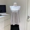 Coletinho Leopardo Cor de Café com Leite Alça Fina Feminino Verão 2026 Novo Solto Emagrecedor Versátil Sem Mangas