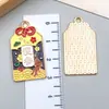 Amuleto de Aleación Estilo Goteo de Aceite con Personajes de Dibujos Animados Chinos Tradicionales, Futuro Prometedor, Joyería Hecha a Mano DIY, Adorno para Colgar en el Coche, Accesorio Colgante