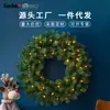 Suministro Directo de Fábrica Corona de Navidad Colgador de Puerta 40/50/60cm Decoración Navideña Adorno de Corona Suministros para Arreglo de Escena
