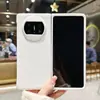 Cor sólida simples para capa de celular Samsung Z Flip5 para Huawei Mate X5 PC com cobertura total