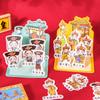 Bolsa de stickers de día hermoso serie de muñeca de corte creativos retro niña cuenta de mano diy stickers decorativos 8