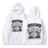 Sudadera con Capucha Libertad Camisa de Manga Larga Sudadera con Capucha y Sin Cierre Sudadera Harajuku Temporada de Primavera
