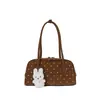 Bolsa Boston vintage de gran capacidad para mujer, nuevo modelo 2026, bolso de hombro exquisito y versátil, bolsa de mano para ir al trabajo de nicho estilo coreano