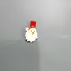 Novo Adereço de Cabeça de Férias para Bebê de Natal Árvore de Natal Boneco de Neve Velho Sino Resina Grampo de Cabelo Abrangente Acessórios de Cabelo Atacado