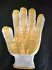 Guantes de Pegamento Engrosados Obra de Construcción Reparación de Automóviles Antideslizantes Resistentes al Desgaste Unisex Talla Única Guantes de Línea de Trabajo de Nylon Venta al por Mayor