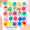 Pelota Saltarina Transparente de Color de 25 mm Pelota Saltarina Sólida Flotante Creativa para Niños Máquina Gashapon Pelota Saltarina Pequeño Regalo