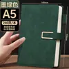 Cuaderno A5 Engrosado con Hebilla Transfronteriza, Libro de Registro para Reuniones de Trabajo, Diario de Oficina, Caja de Regalo Lista para Personalizar