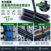 Abrazaderas de cable reutilizables con hebillas ajustables, adecuadas para diversas aplicaciones en centros de datos y entornos industriales; disponible en varios tamaños; directamente del fabricante