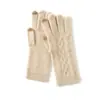 Guantes Táctiles para Ciclismo al Aire Libre en Invierno, Guantes a Prueba de Frío y Cálidos, Guantes de Cachemir Tejidos al por Mayor para Mujeres