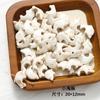 Zhen Tu Turquesa Blanca Imitación Calavera 3D Estrella de Mar Agujero Recto Cuentas Espaciador Pulsera DIY Colgante Versátil Materiales
