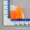 Materiais: Acessórios de Resina, Colar de Gelatina Criativo DIY, Acessórios para Capa de Celular com Cola de Creme DIY Urso Transparente