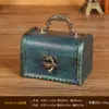 Venta al por mayor de fábrica, caja de madera de almacenamiento retro, caja de almacenamiento de joyas de madera antigua, embalaje de regalo de joyería, caja de madera pequeña