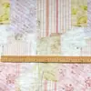 Novo Tecido de Algodão Brocado com Estampa Digital Estilo Chinês Pêssego Sombra Patchwork Gaze Vestido Qipao Top Hanfu Tecido Artesanal DIY